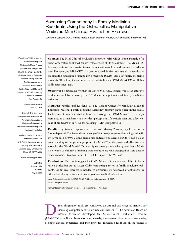 10.7556_jaoa.2019.013 | PDF | Medicine | Likert Scale
