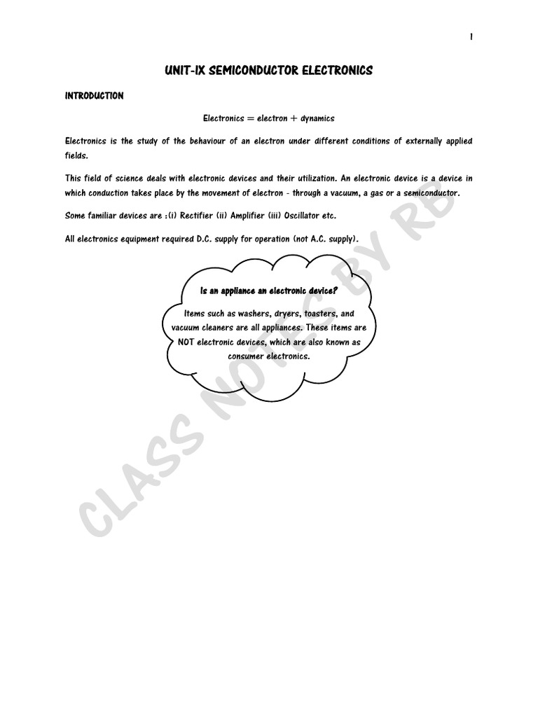 U-9 Semiconductor Electronics | PDF | Bipolar Junction Transistor | P–N ...