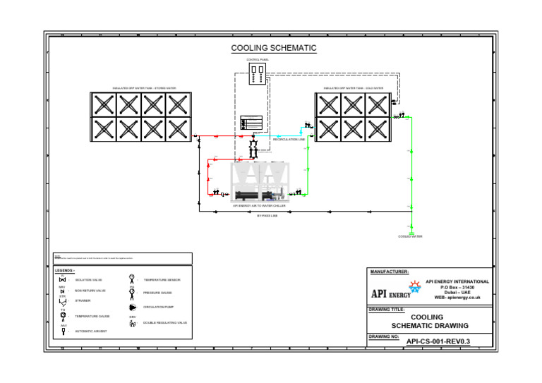 Cooling Schematic Drawing-Option-1 Rev0.3 | PDF | Pump | Mechanical ...