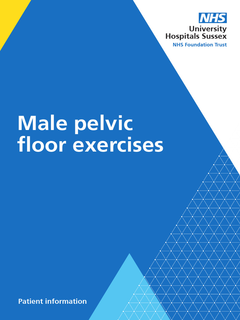Male Pelvic Floor Exercises 1 | PDF | Urinary Incontinence | Pelvis