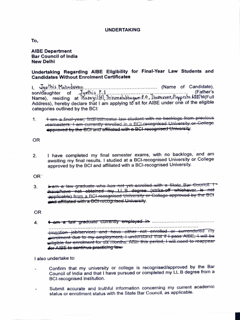 Undertaking | PDF | Legal Organizations | Government Of India