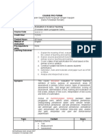Course Pro Forma: Evaluation in Science Teaching