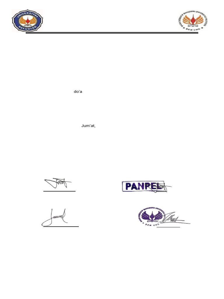 Surat Undangan Raker (MPM) | PDF