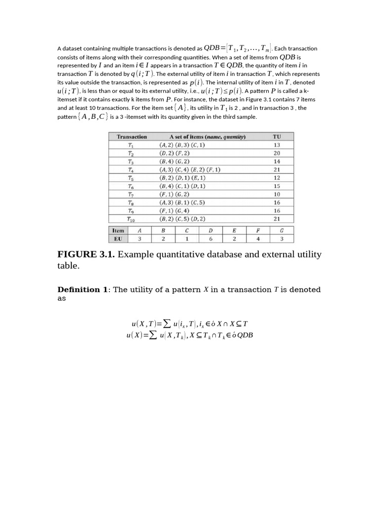 A Quantitative Database | PDF