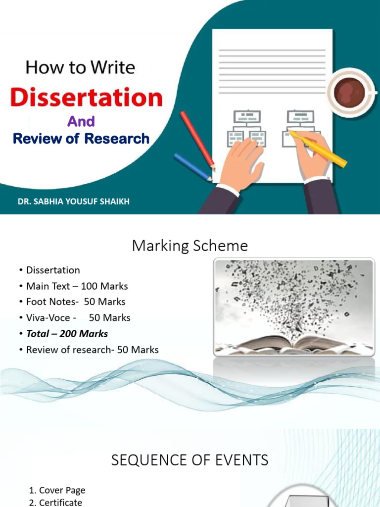 How To Write Dissertation and Review of Research | PDF | Constitution ...