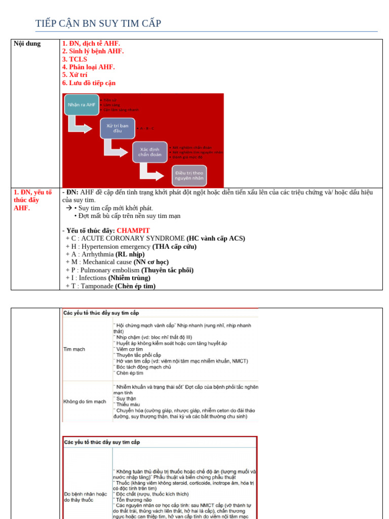 11. Tiếp cận BN suy tim cấp | PDF