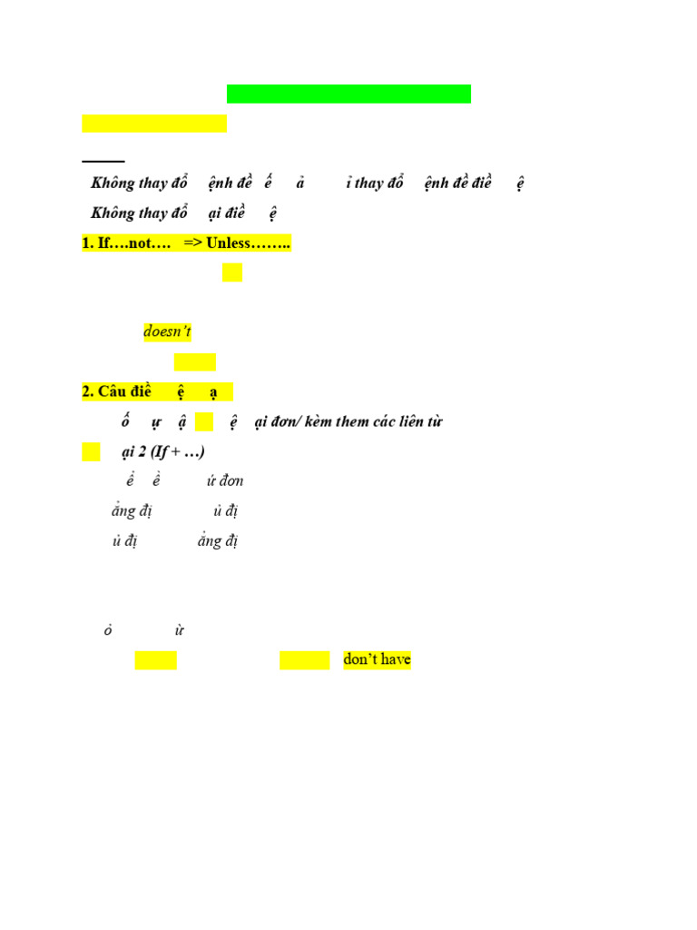 (KEY) - Sentence Transformation (Conditional) | PDF | Chess Theory | Chess
