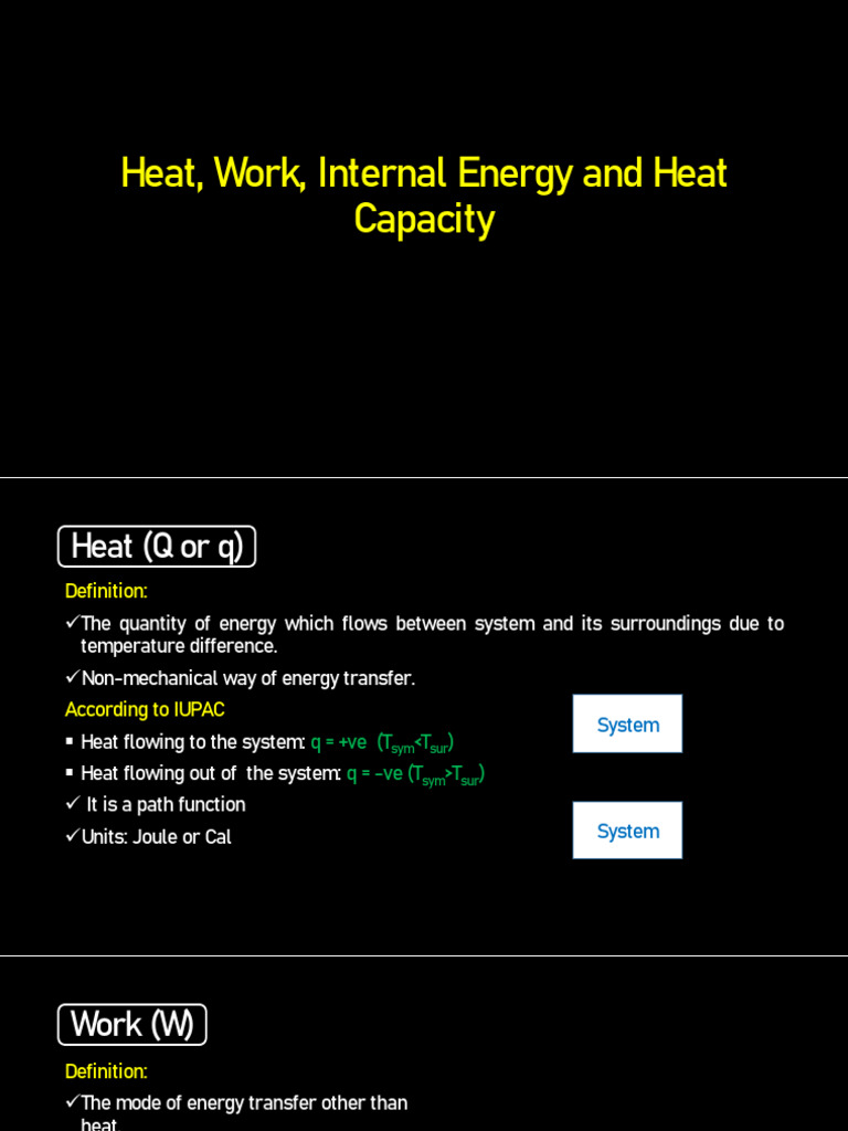 Internal Energy A To Z | PDF | Heat | Gases