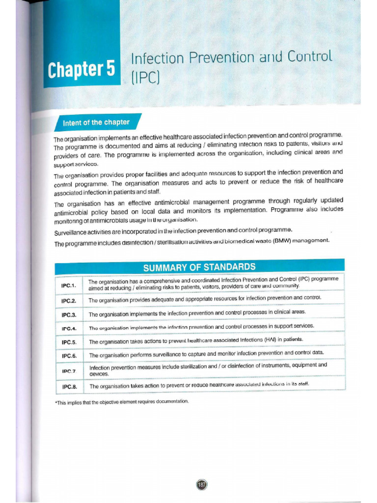 (Chapter 5) Infection Prevention and Control (Ipc) | PDF