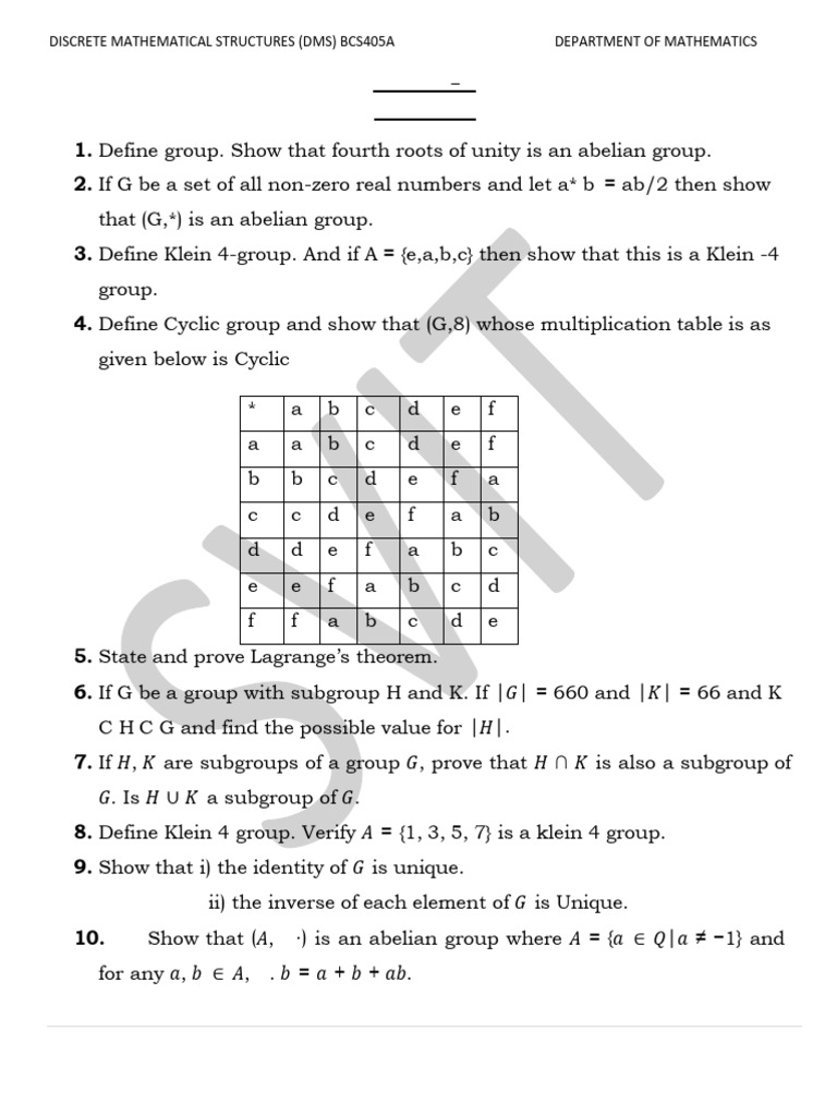 Module v Group Theory | PDF