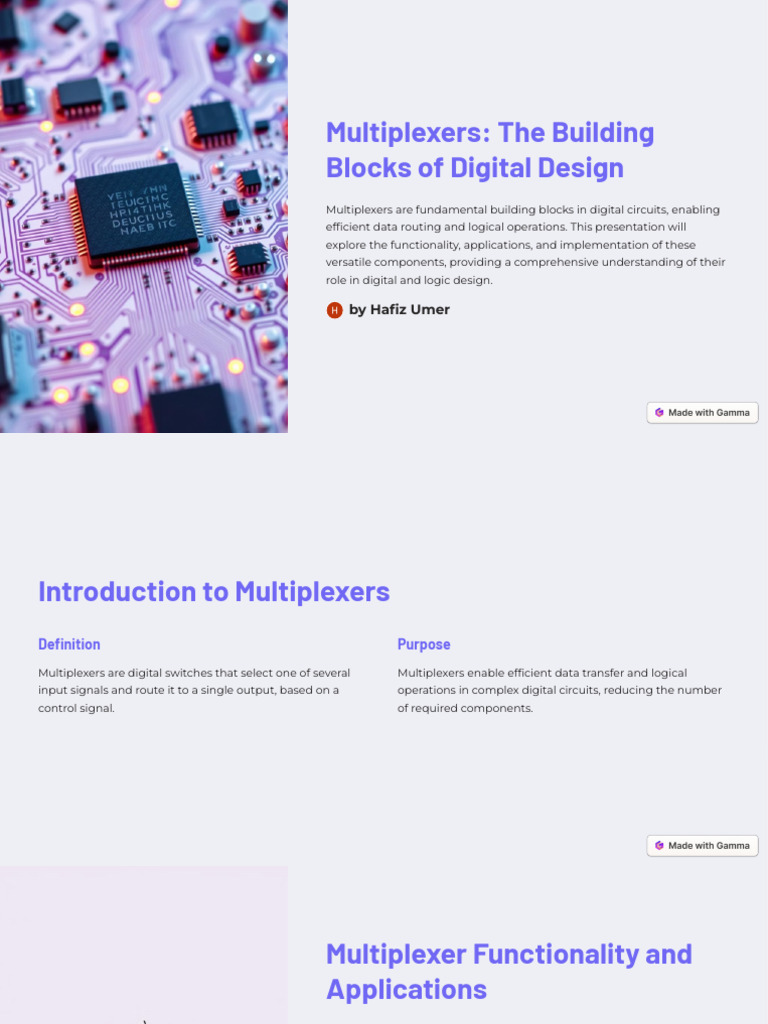 Multiplexers-The-Building-Blocks-of-Digital-Design | PDF | Logic Gate ...