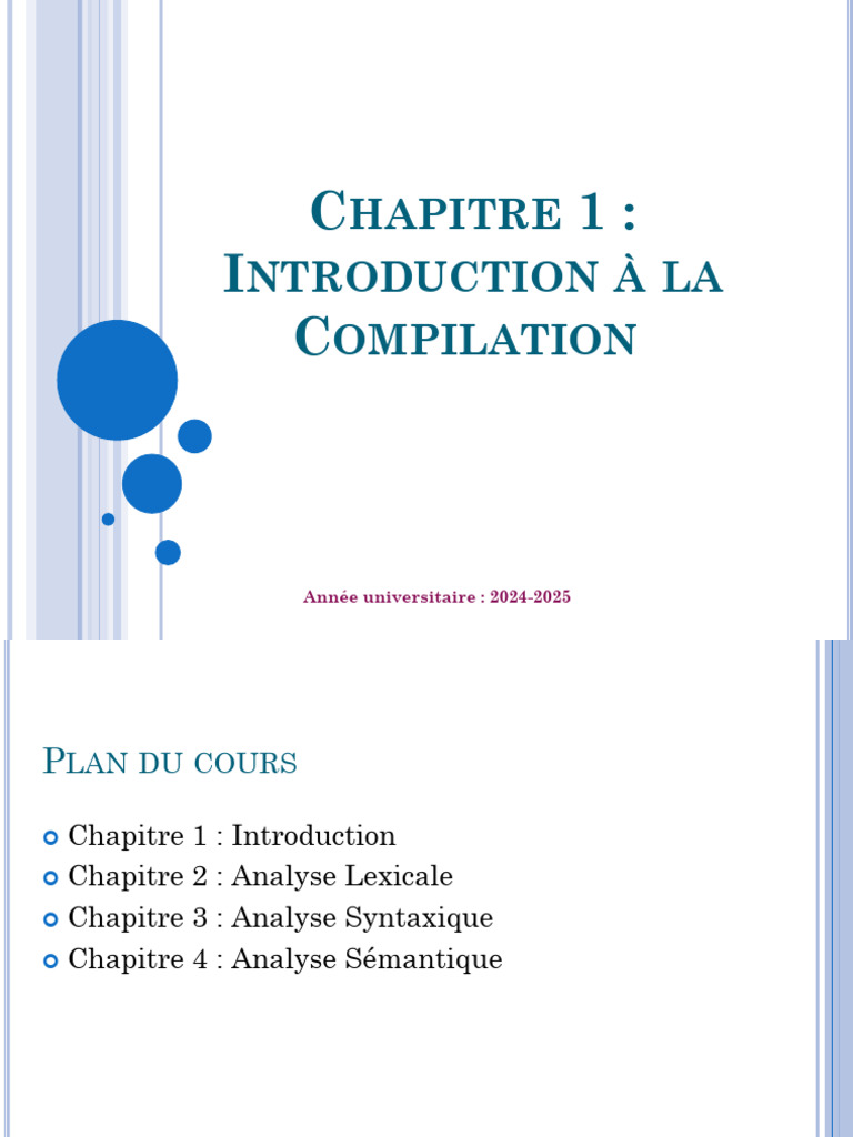 Compilation Chap 1 | PDF | Compilateur | Code source
