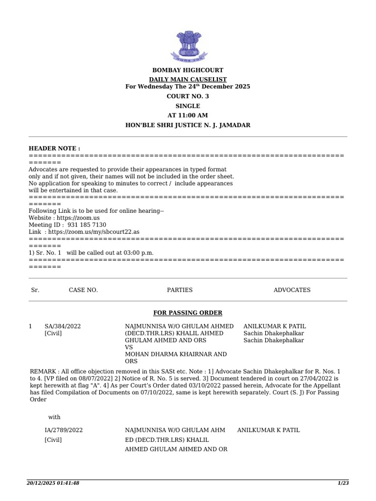 24122025_5835_1001 | PDF | Separation Of Powers | Legal Procedure