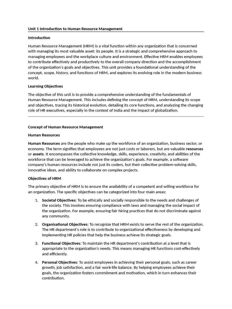 1769681147377 Notes Human Resource Management New | PDF | Human ...