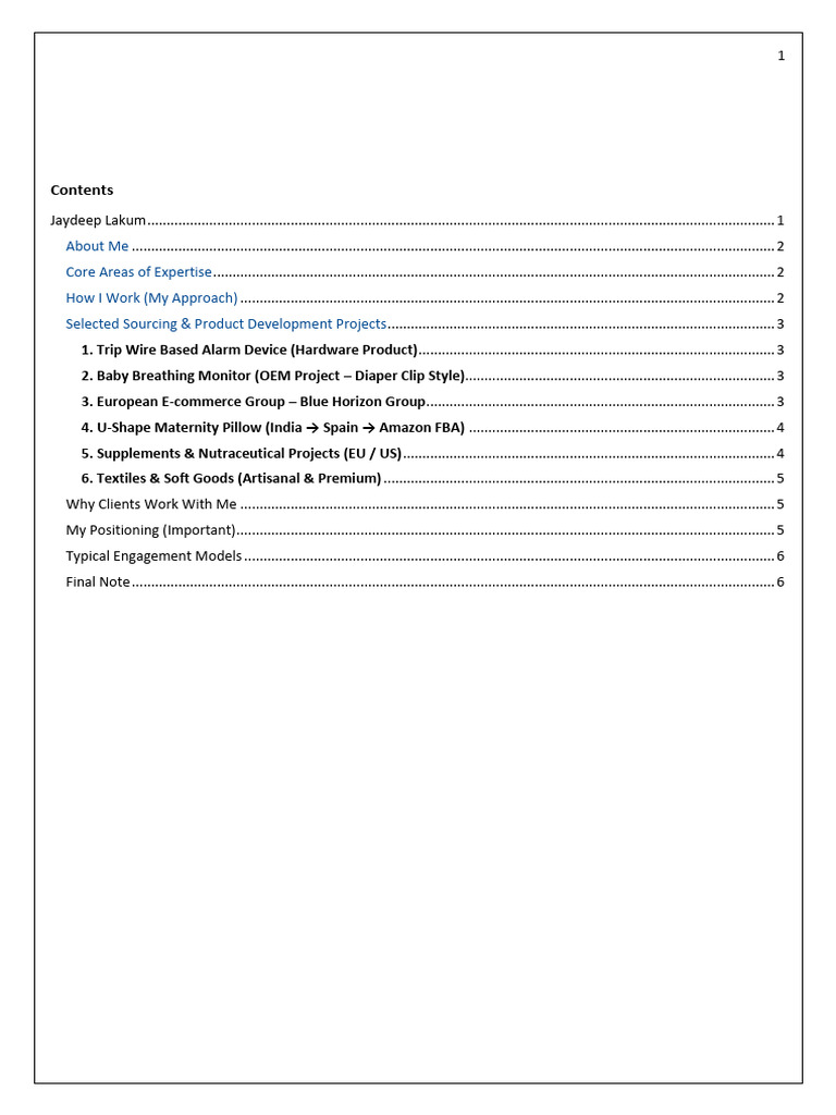Sourcing Track Record & Case Studies | PDF | Textiles | Internet Of Things