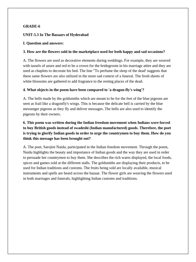 Grade-6 Notes 5.3 | PDF