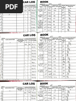 Vehicle Log Book Template | PDF