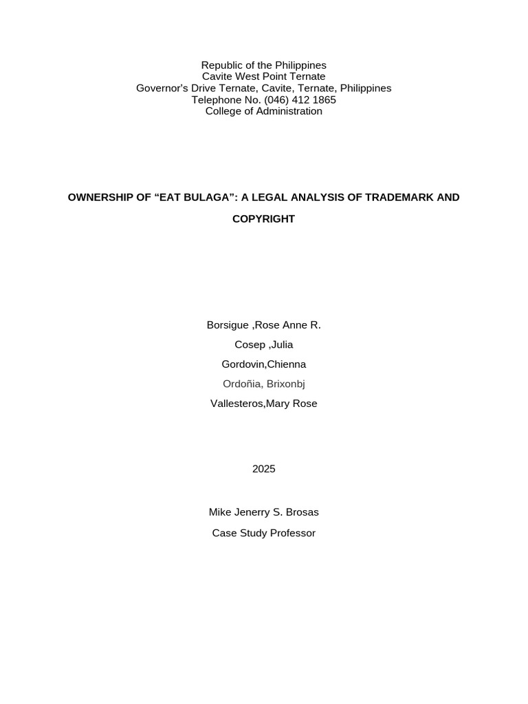 Group 2 Case Study 1 | PDF