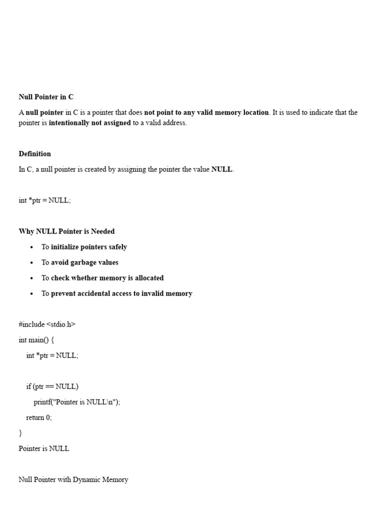 1.2Pointer in C | PDF | Pointer (Computer Programming) | Computer Science