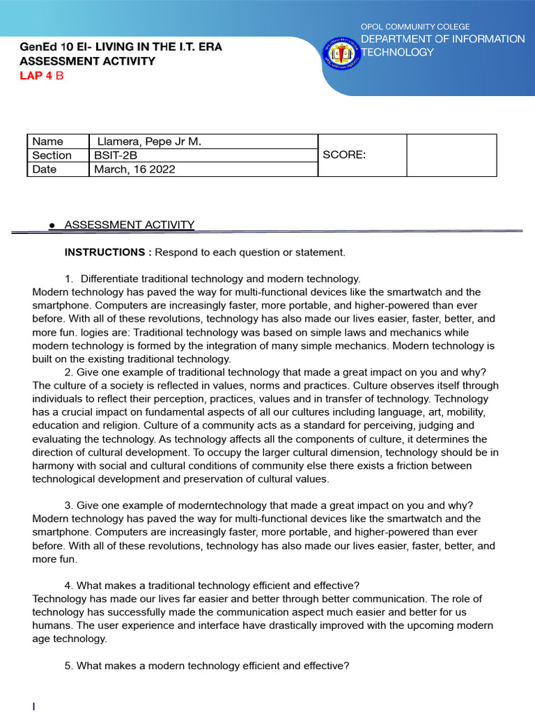 Template Lap 4 Activity Sheet b | PDF | Computing