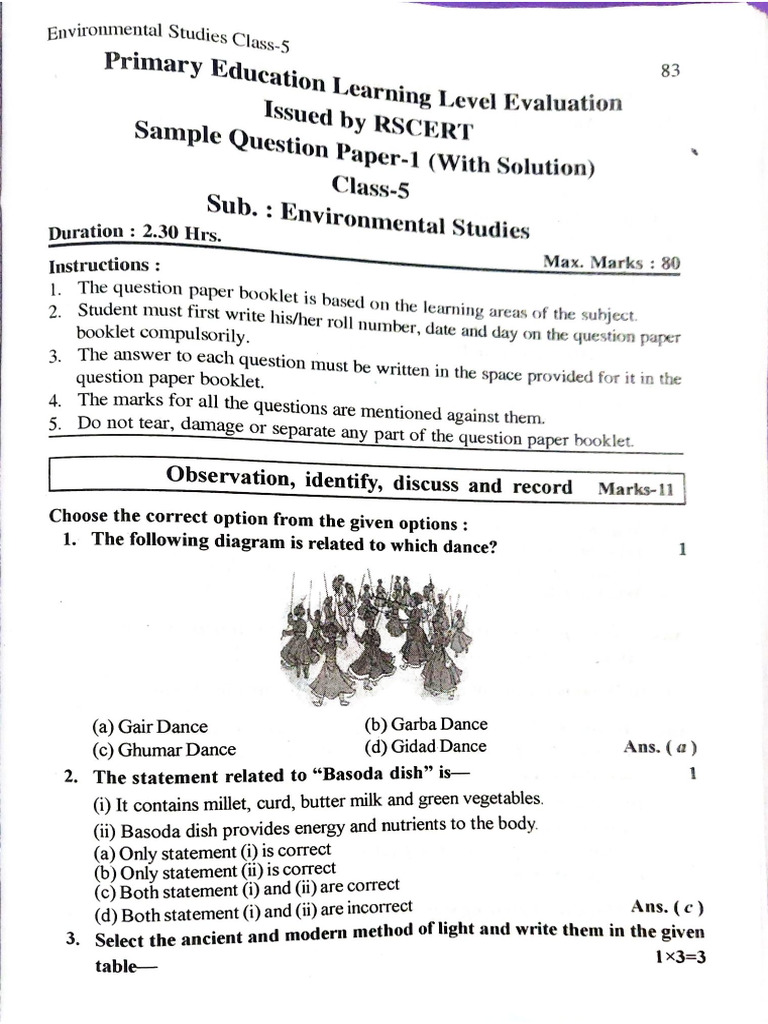 c5 Sample Paper | PDF