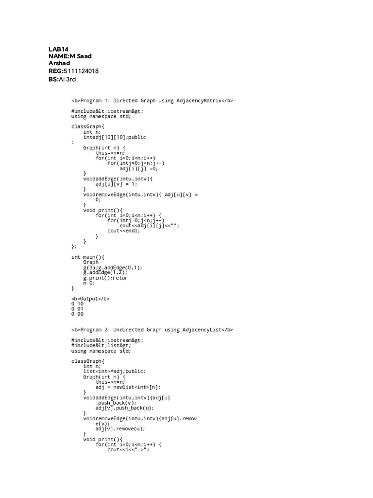 Lab 14 | PDF