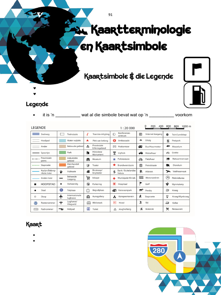2 Kaartwerk en Simbole Werkkaart | PDF