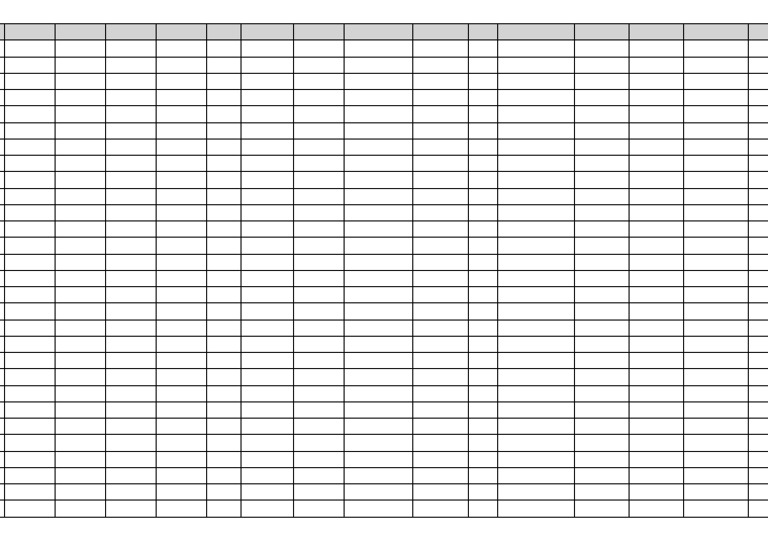 Excel A4 Landscape | PDF