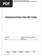 FRP Tank Specifications and Standards | PDF | Fiberglass | Fibre ...