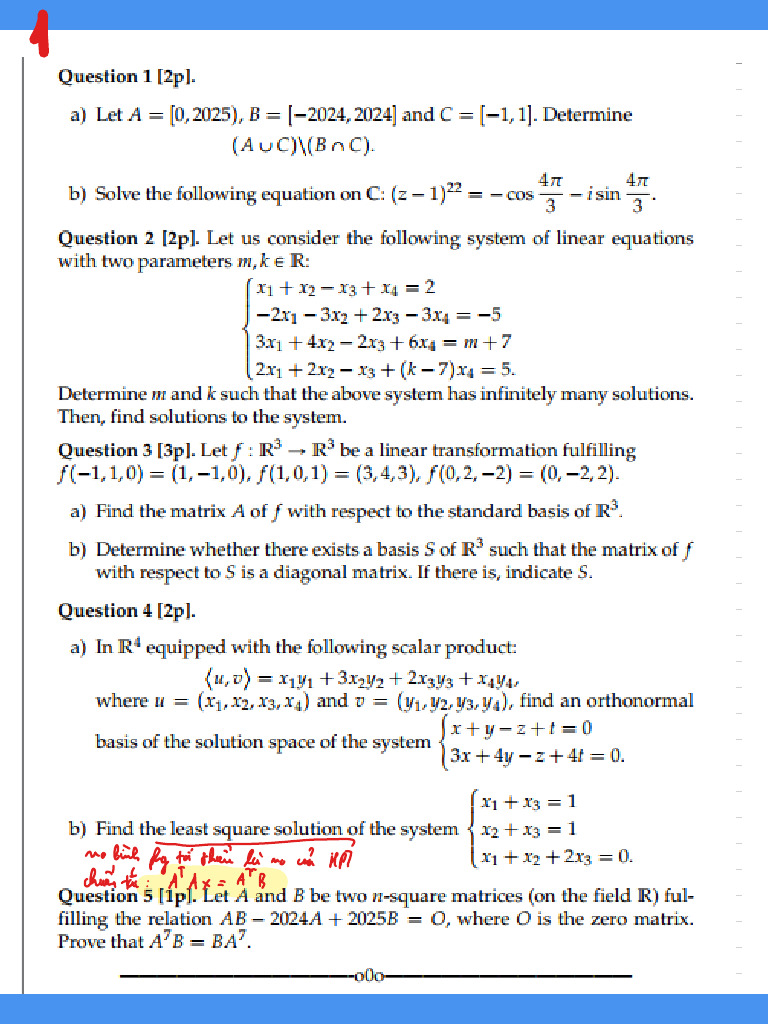 Algebra Practice | PDF