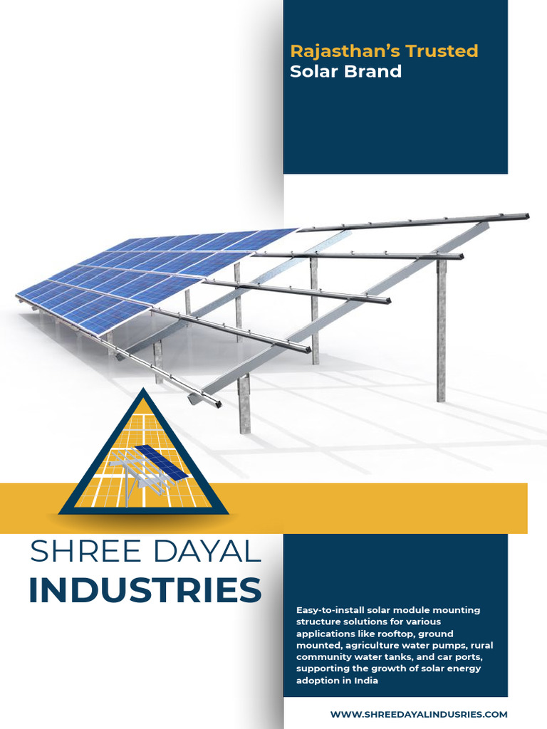 SDI Brochure Bindayaka | PDF | Solar Power | Photovoltaics