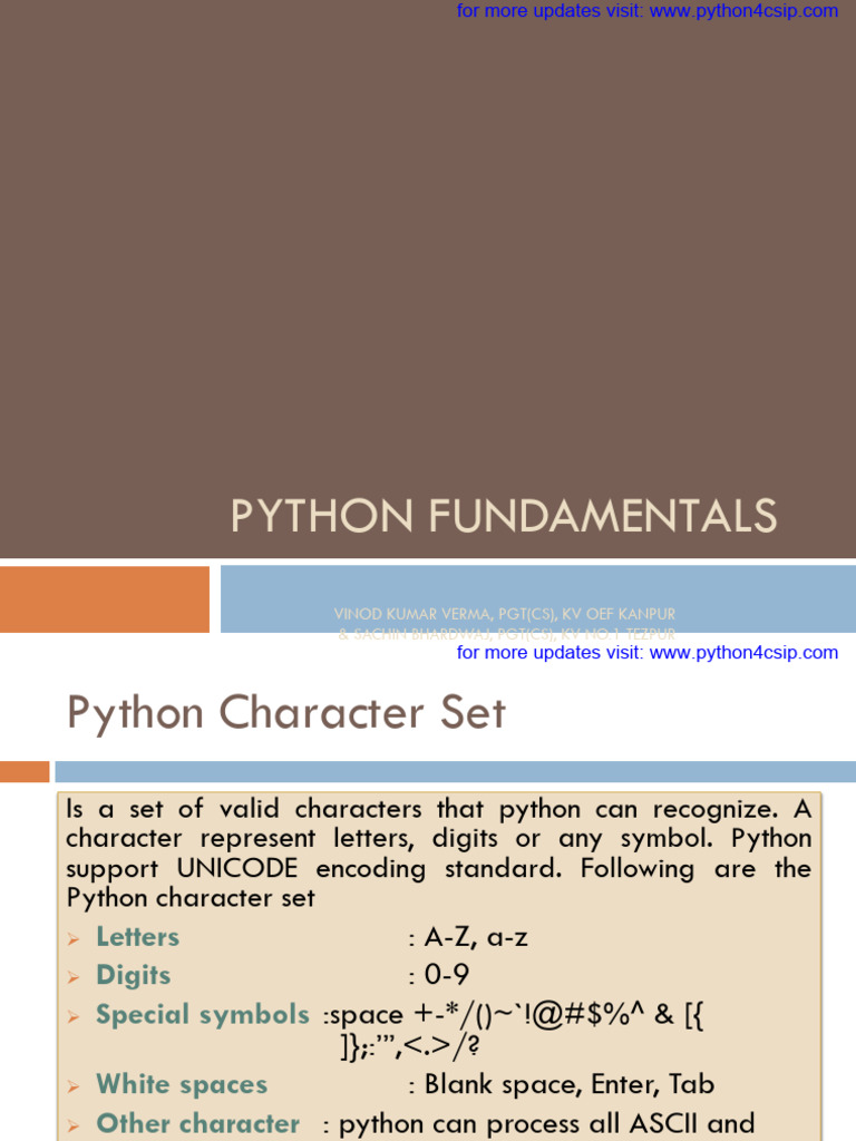 008 Features of Python | PDF | Boolean Data Type | Parameter (Computer ...