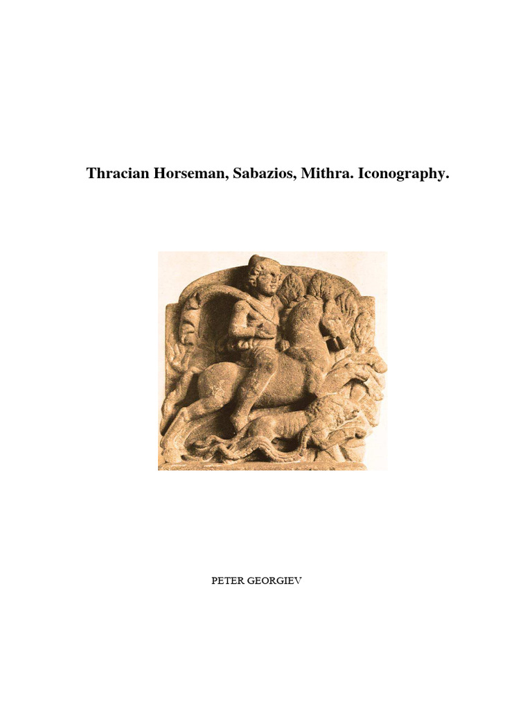 Thracian Horseman Sabazios Mithra Iconography | PDF | Dionysus