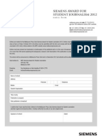 SAEntryform2012 PDF