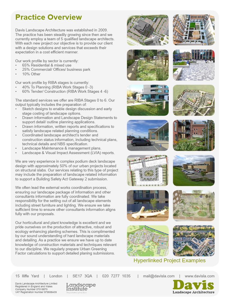 DAVIS Landscape Architecture Practice Overview 26 | PDF | Landscape ...