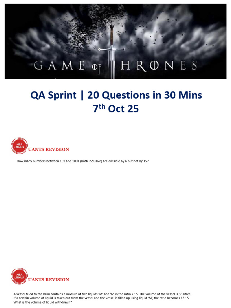 Sprint Test_7th Oct | PDF | Area | Circle