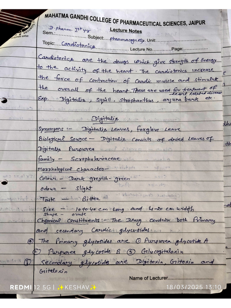 Cardiotonic Drug | PDF