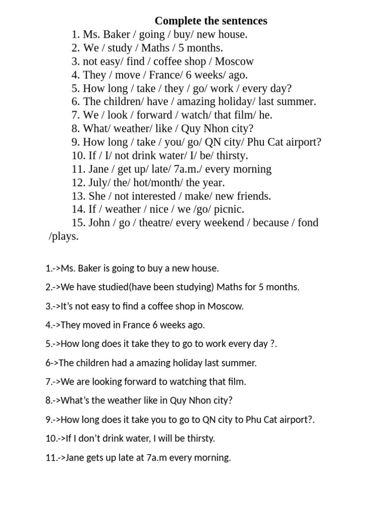 Writing - Part 1 | PDF