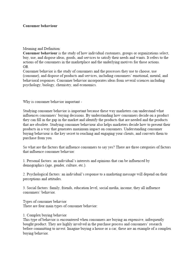 Ilovepdf Merged (4) | PDF | Consumer Behaviour | Behavior