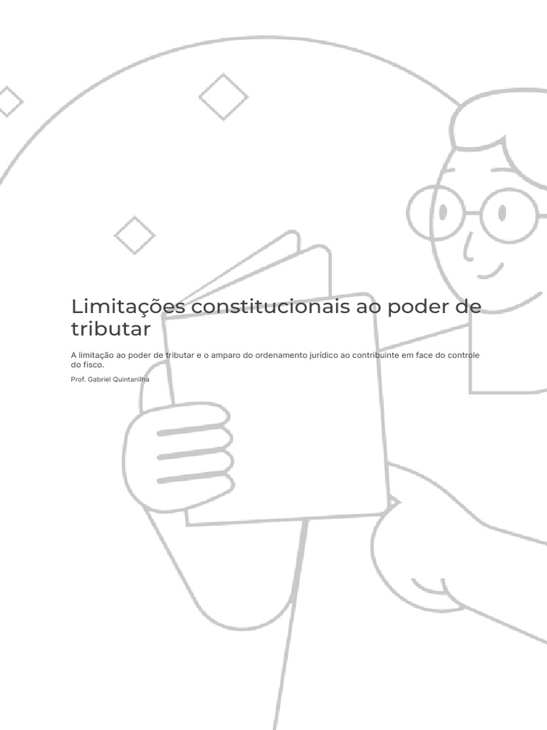 Tema 3 - Limitações Constitucionais Ao Poder de Tributar | PDF ...