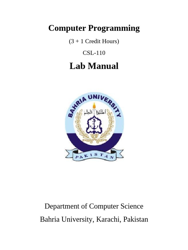 Cp-LAB-1-27012026-105107am | PDF | C++ | Computer Programming