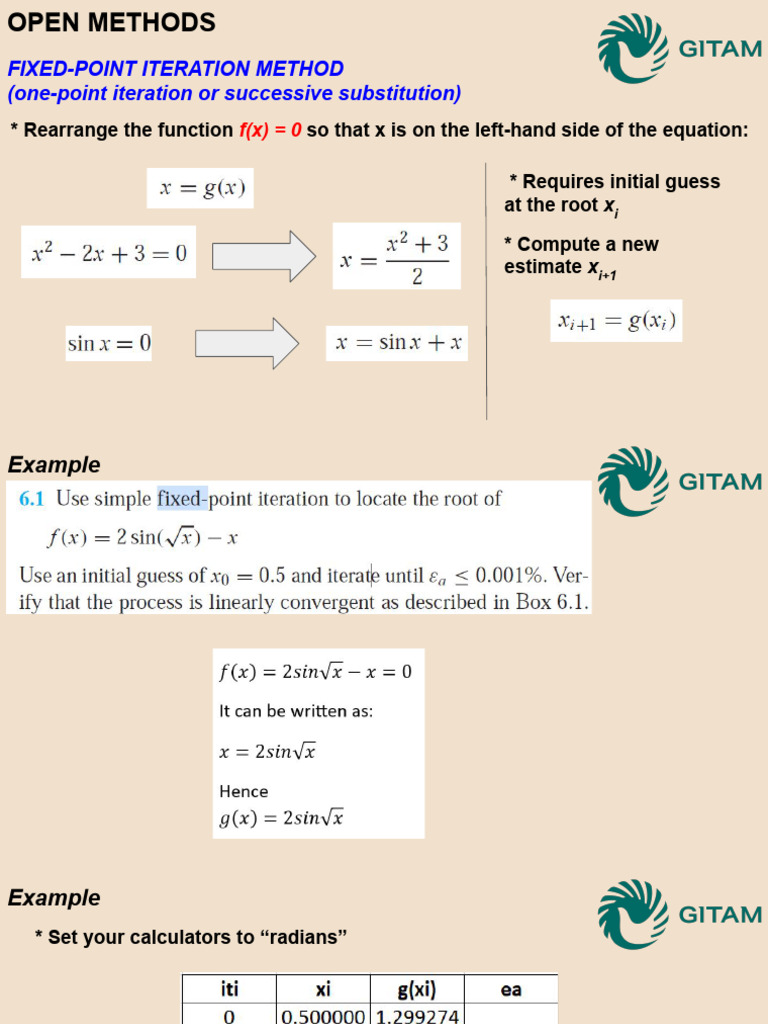 NM-MODULE-2 - Part-2 - Fixed Point Iteration | PDF