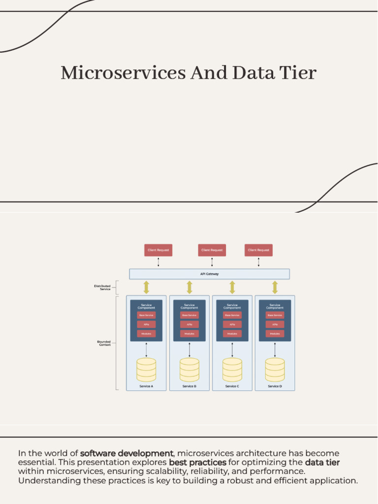 Slidesgo Optimizing Microservices Architecture Best Practices for a ...