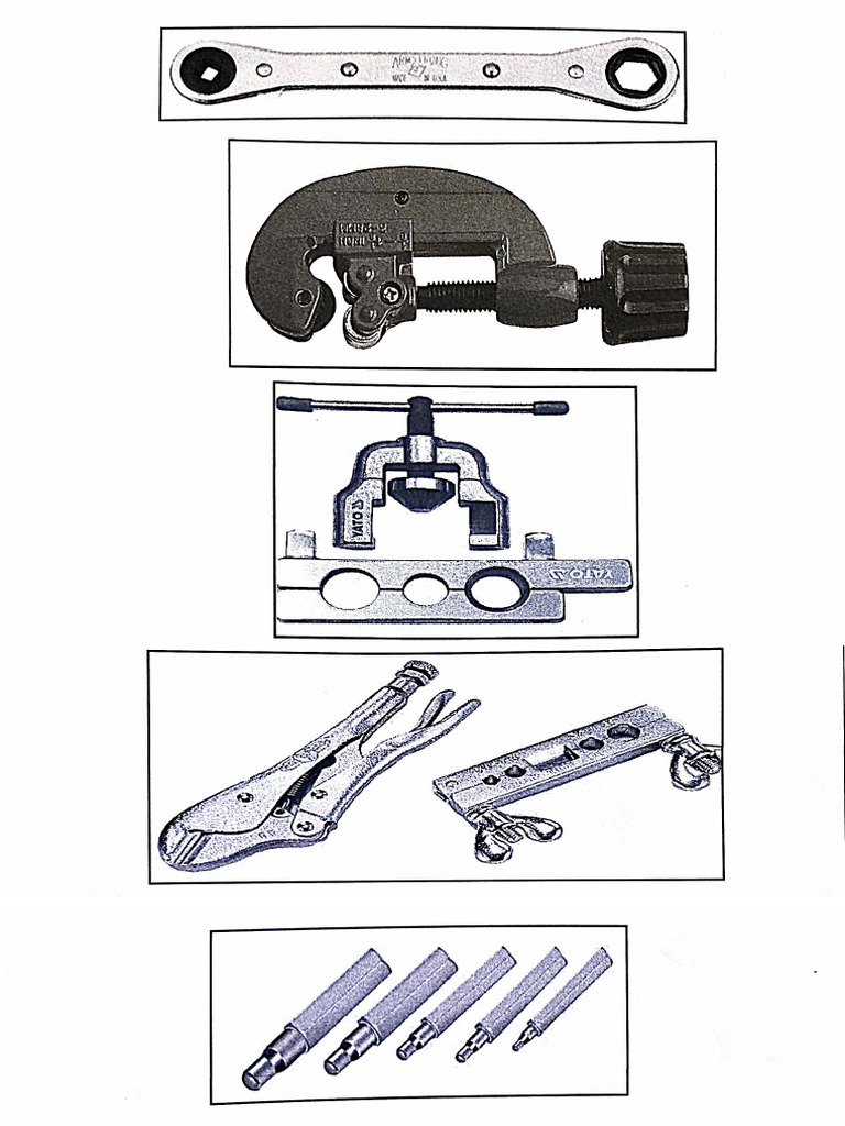 Study of Tools, VCR System, AC System PDF | PDF
