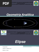 Elipse Geometria Analitica
