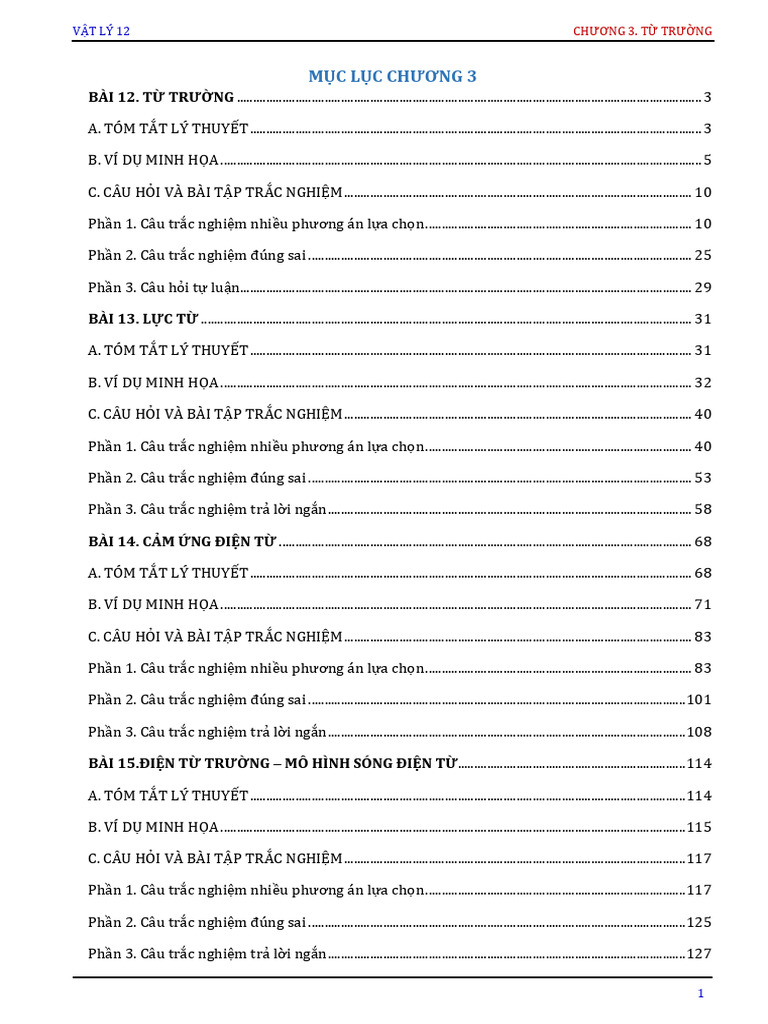 Chuong 3 Tu Truong | PDF