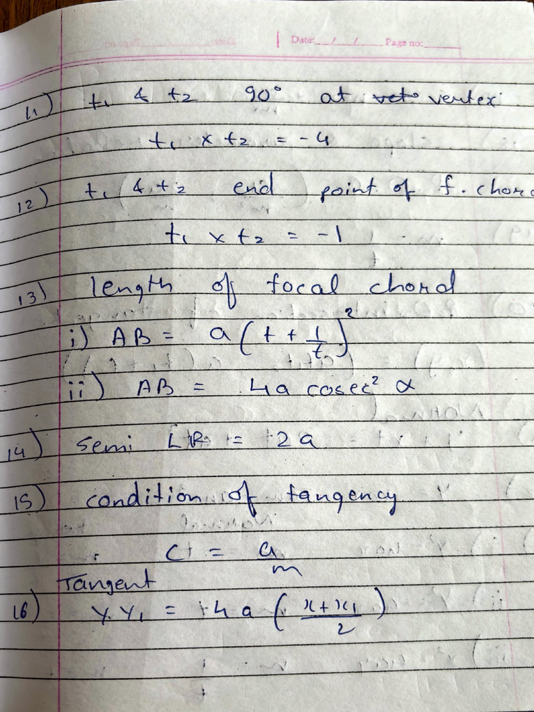 Maths Fromula Part 2 | PDF