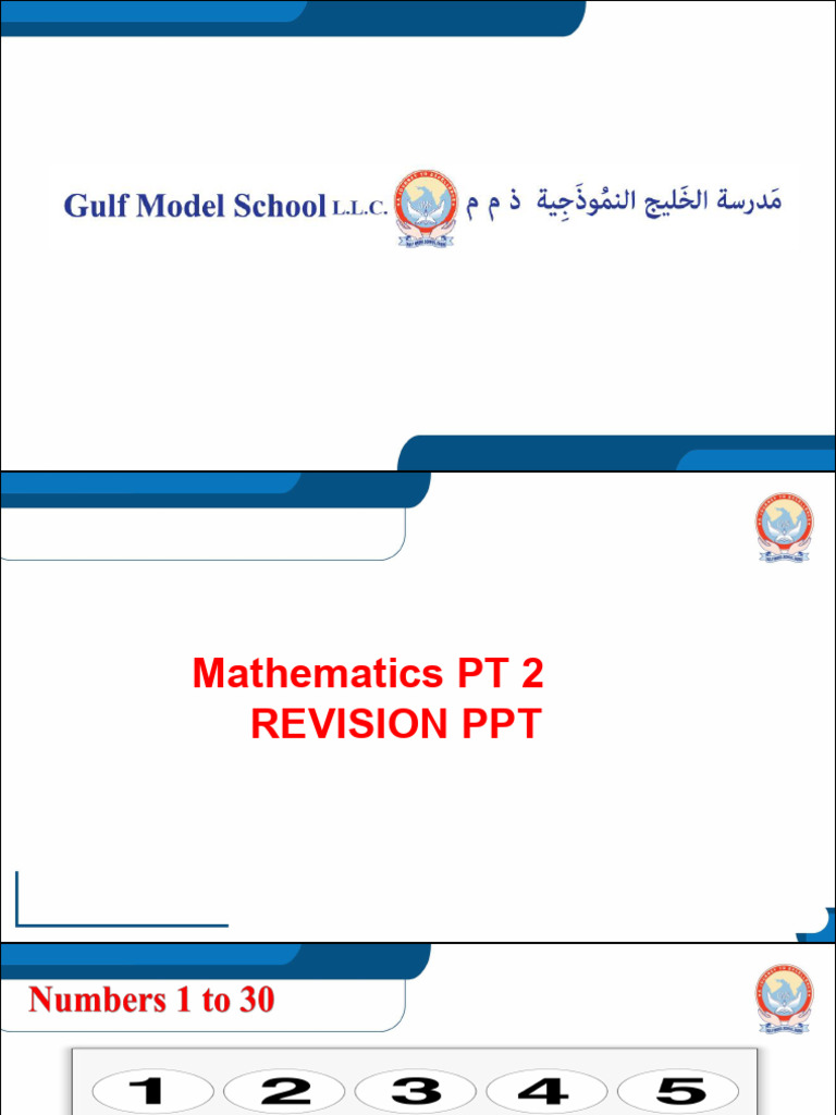 Mathematics PT 2 Revision | PDF