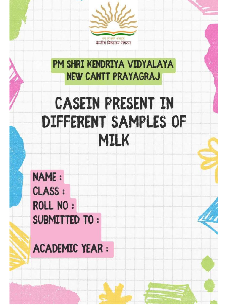 Final Project 2.0 | PDF | Milk | Chemistry