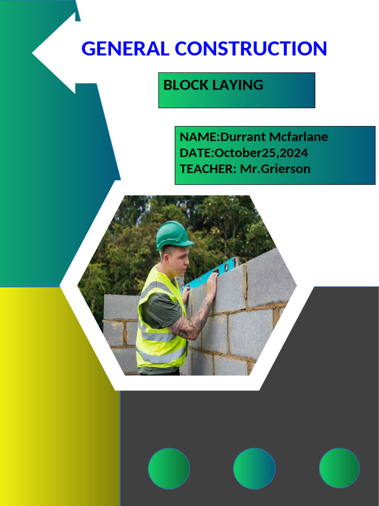 General Construction Project | PDF | Building | Masonry